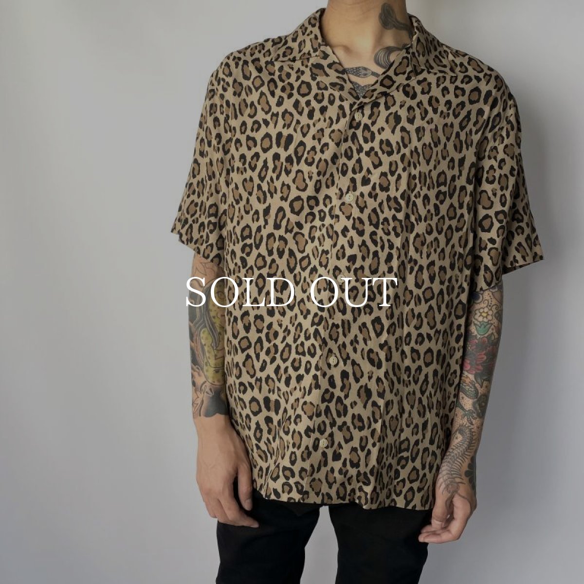 画像6: ROTTWEILER  LEOPARD SS SHIRT (BEIGE) (6)