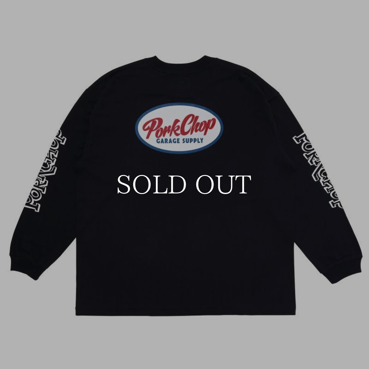 画像2: PORKCHOP GARAGE SUPPLY  PC ROD L/S TEE (BLACK) (2)