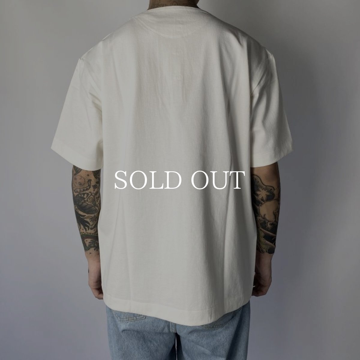 画像3: OLD JOE   TUBE TEE (HENLY-NECK) (OFF WHITE) (3)