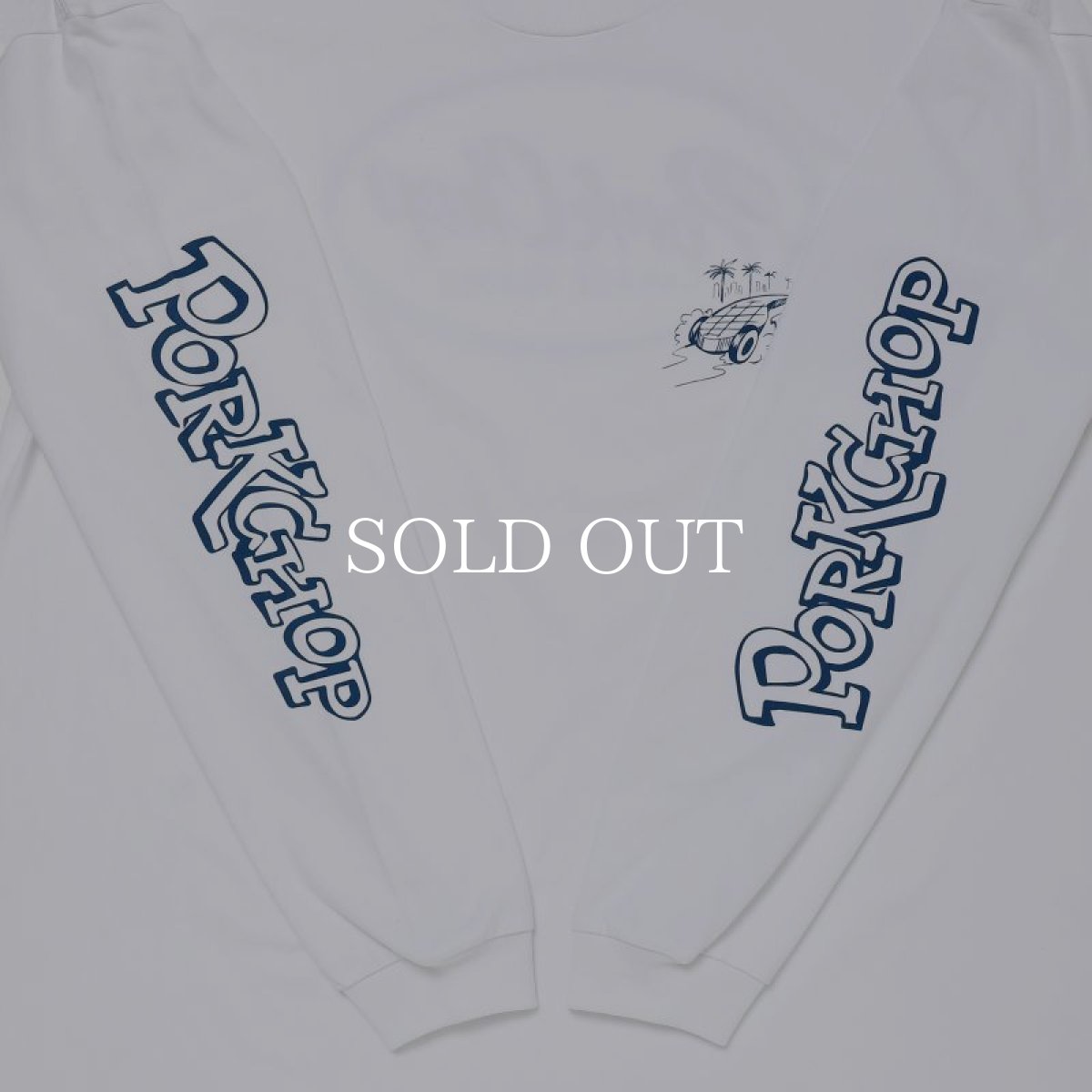 画像5: PORKCHOP GARAGE SUPPLY  PC ROD L/S TEE (WHITE) (5)