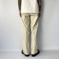 画像3: OLD JOE   FRONT TUCK ARMY TROUSER (BUTTER) (3)