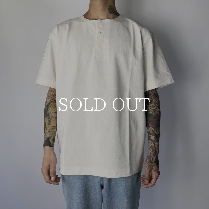 Old Joe カットソー OLD JOE ORIGINAL PRINTED OPEN COLLAR SHIRTS (MARINE) Short