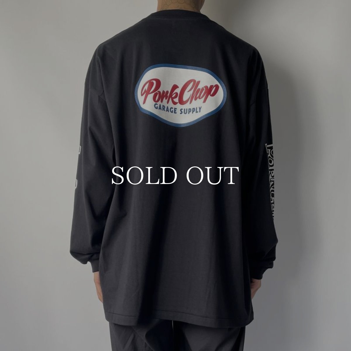 画像7: PORKCHOP GARAGE SUPPLY  PC ROD L/S TEE (BLACK) (7)