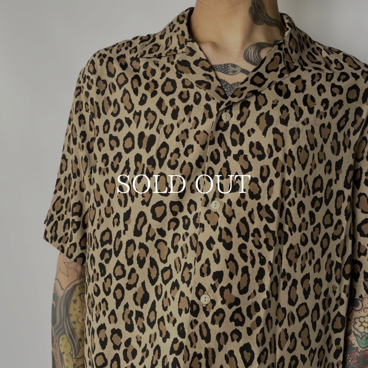 画像5: ROTTWEILER  LEOPARD SS SHIRT (BEIGE) (5)