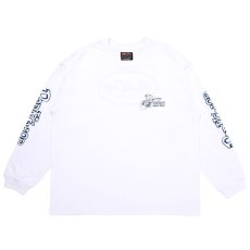 画像1: PORKCHOP GARAGE SUPPLY  PC ROD L/S TEE (WHITE) (1)