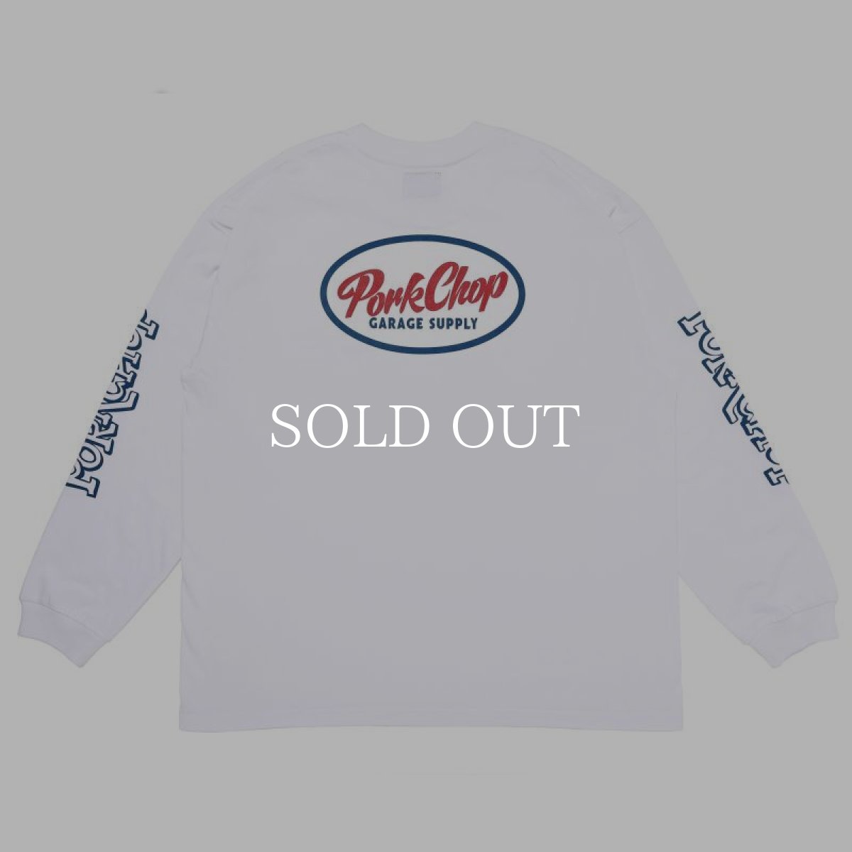 画像2: PORKCHOP GARAGE SUPPLY  PC ROD L/S TEE (WHITE) (2)