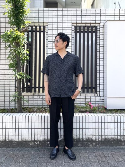 画像1: MINEDENIM  T.Wool Denim Tapered TRS (BLK)