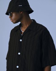 画像4: COOTIE   Stripe Sucker Cloth Bucket Hat (Black) (4)