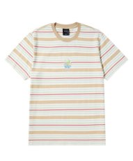 画像1: HUF  CHESHIRE STRIPE KNIT TOP (CREAM) (1)