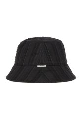 画像2: COOTIE   Stripe Sucker Cloth Bucket Hat (Black) (2)