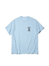 画像1: RADIALL  SANTA MADRE-CREW NECK T-SHIRT S/S (Saxe Blue) (1)