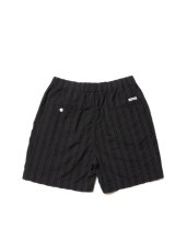 画像2: COOTIE   Stripe Sucker Cloth 2 Tuck Easy Shorts (Black) (2)