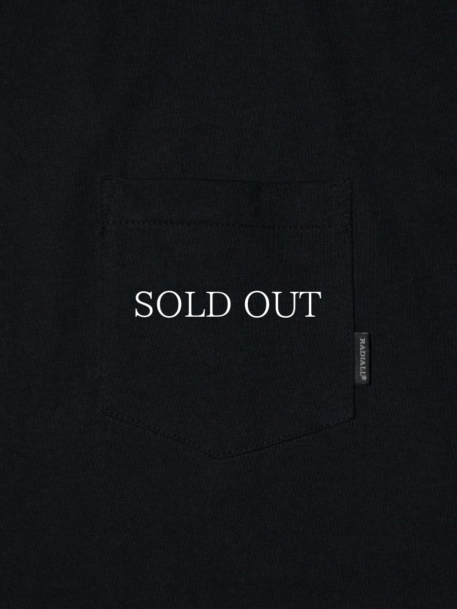 画像3: RADIALL  WALL - CREW NECK T-SHIRT S/S (Black) (3)