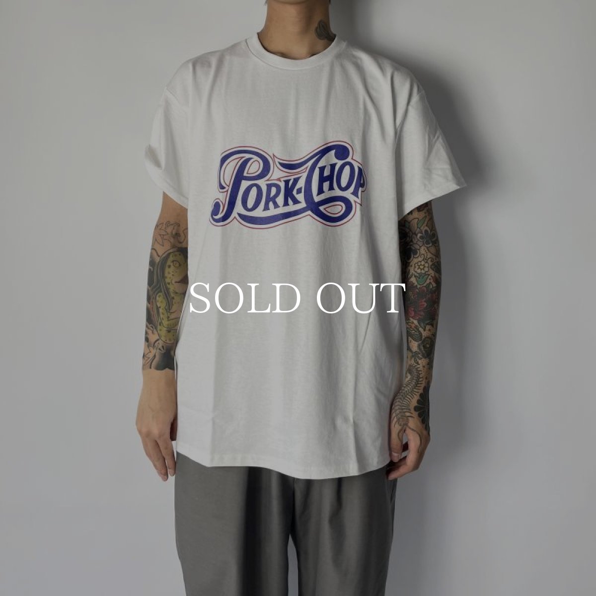 画像5: PORKCHOP GARAGE SUPPLY  PPS TEE (WHITE) (5)