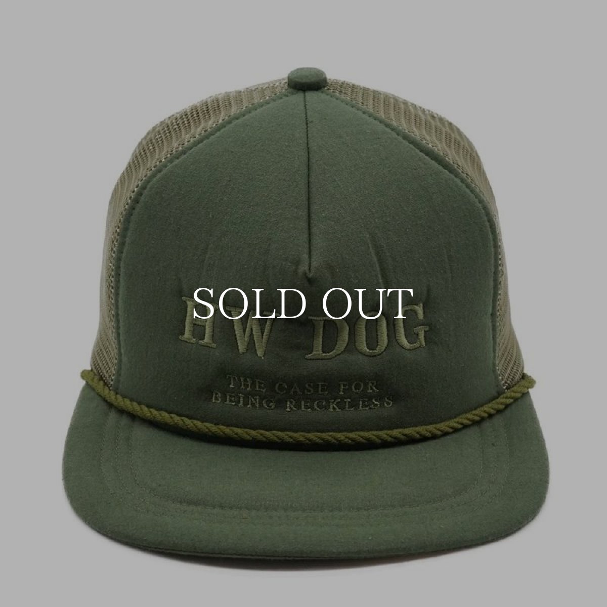 画像1: THE H.W.DOG&CO.  MESH CAP 23SS (OLIVE) (1)