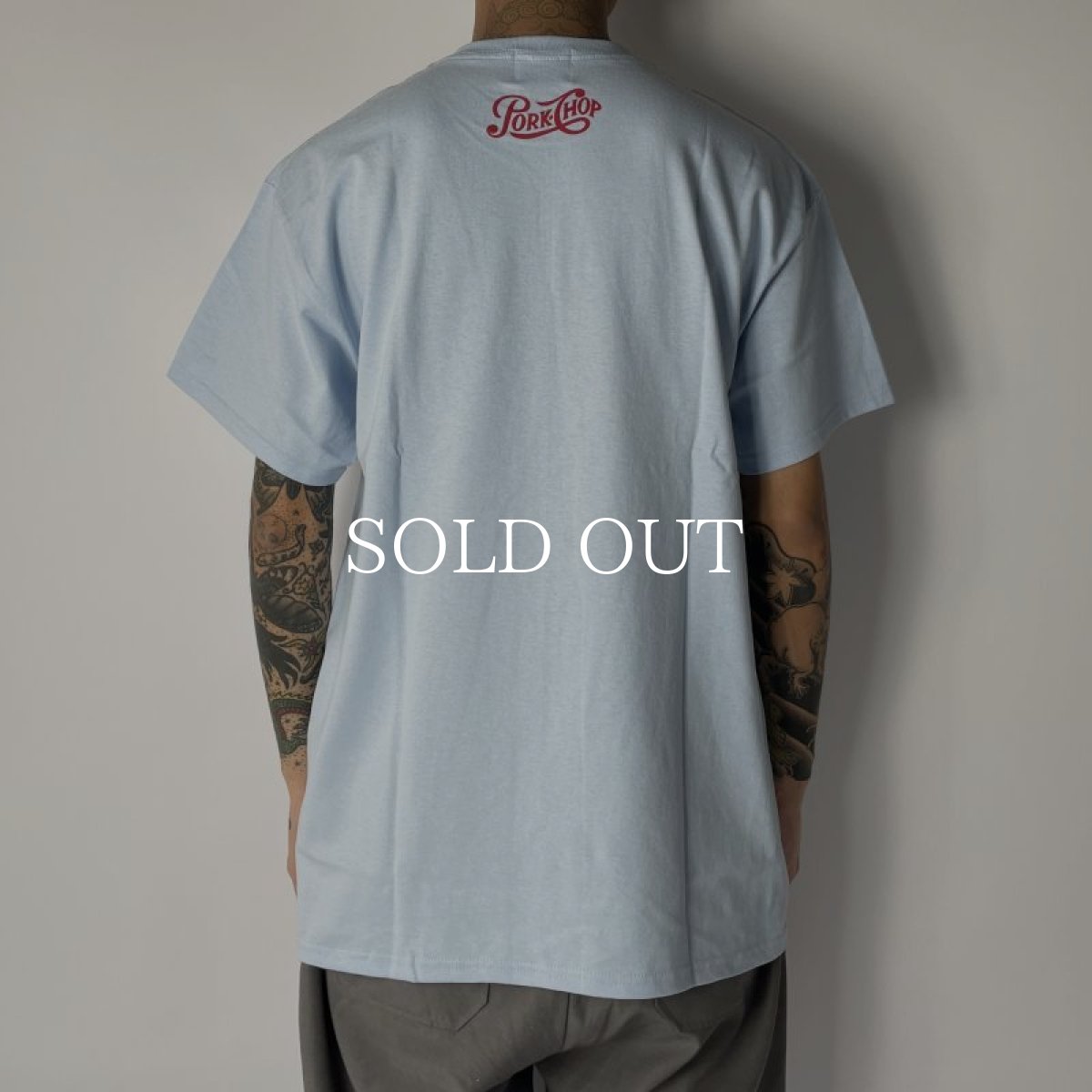 画像6: PORKCHOP GARAGE SUPPLY  PPS TEE (LIGHT BLUE) (6)