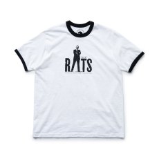 画像1: RATS  CASH TRIM TEE (WHITE) (1)