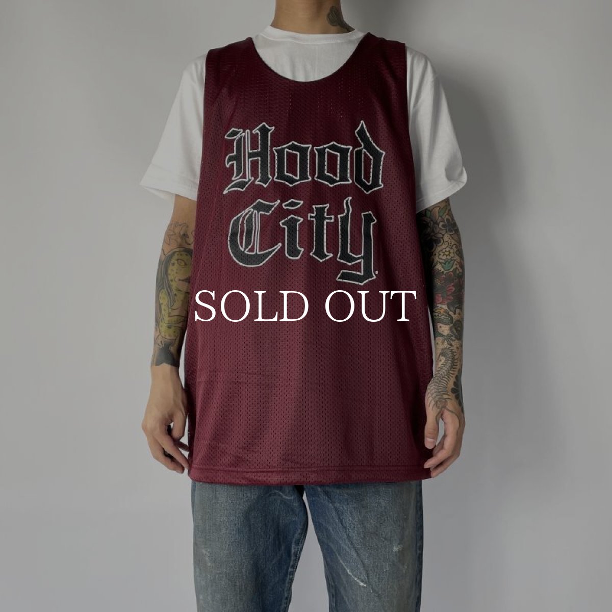 画像9: RADIALL  HOOD CITY - TANK TOP (Burgundy) (9)
