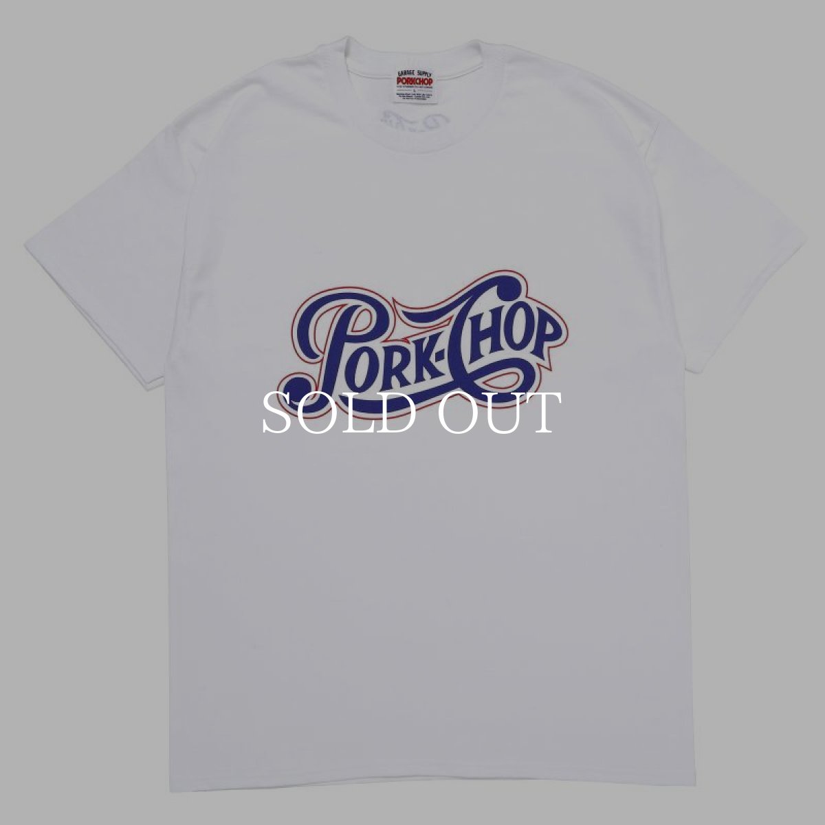 画像1: PORKCHOP GARAGE SUPPLY  PPS TEE (WHITE) (1)