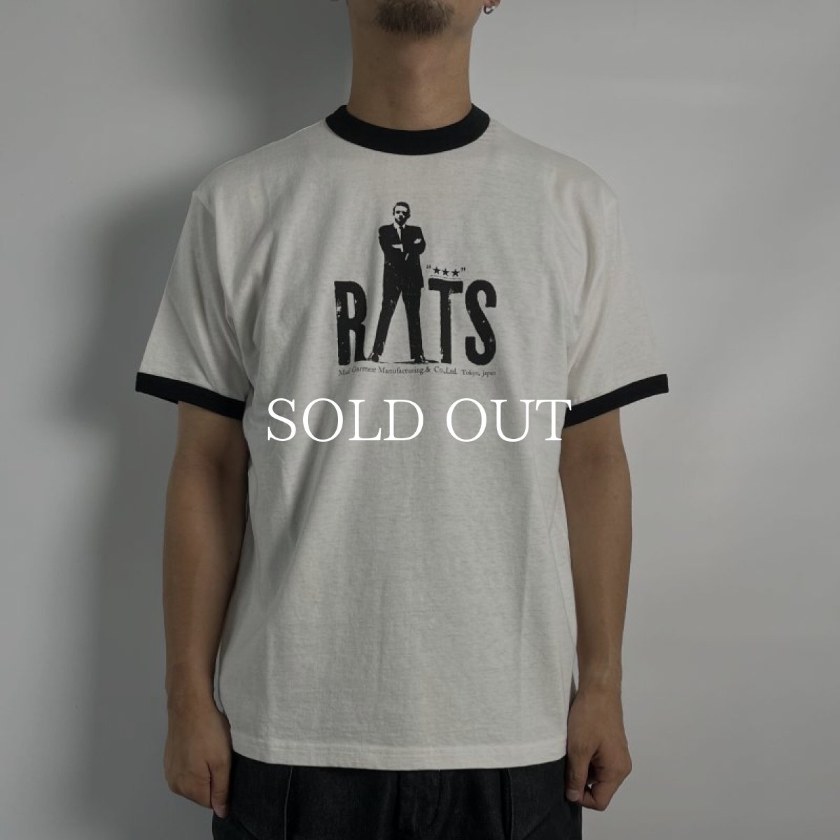 画像6: RATS  CASH TRIM TEE (WHITE) (6)