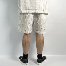 画像4: COOTIE   Stripe Sucker Cloth 2 Tuck Easy Shorts (White) (4)