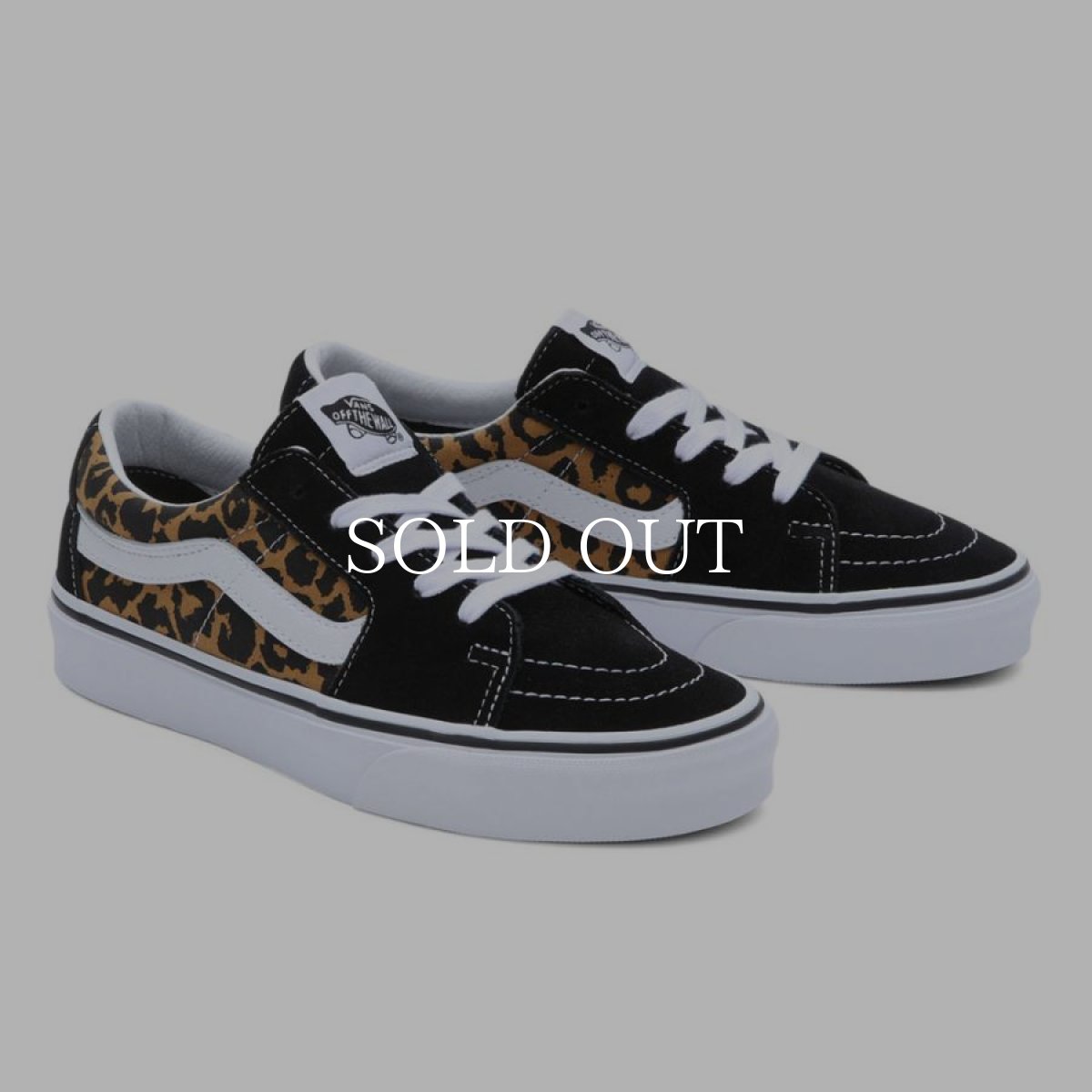 画像2: VANS  VANS Sk8-Low (Leopard Black/True White) (2)