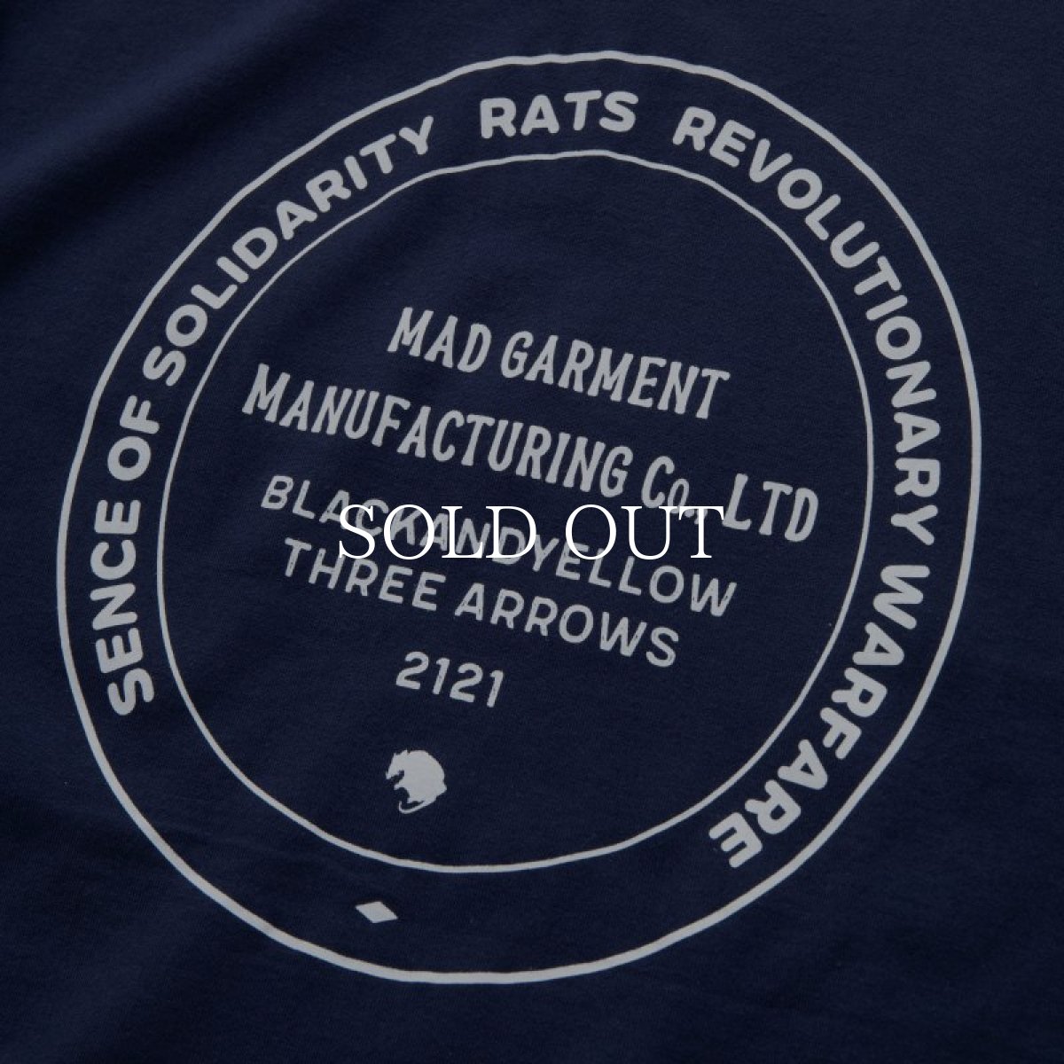 画像4: RATS  SIGN TAG TEE (NAVY) (4)