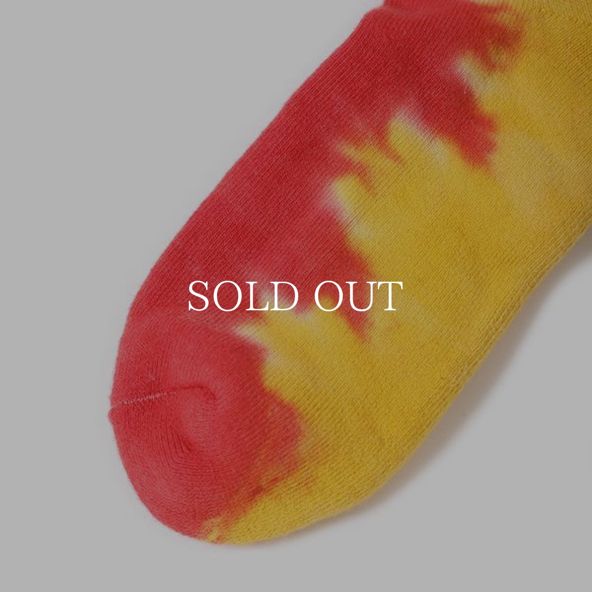 画像3: CHALLENGER  FLAME TIE DYE SOCKS (ORANGE×RED) (3)