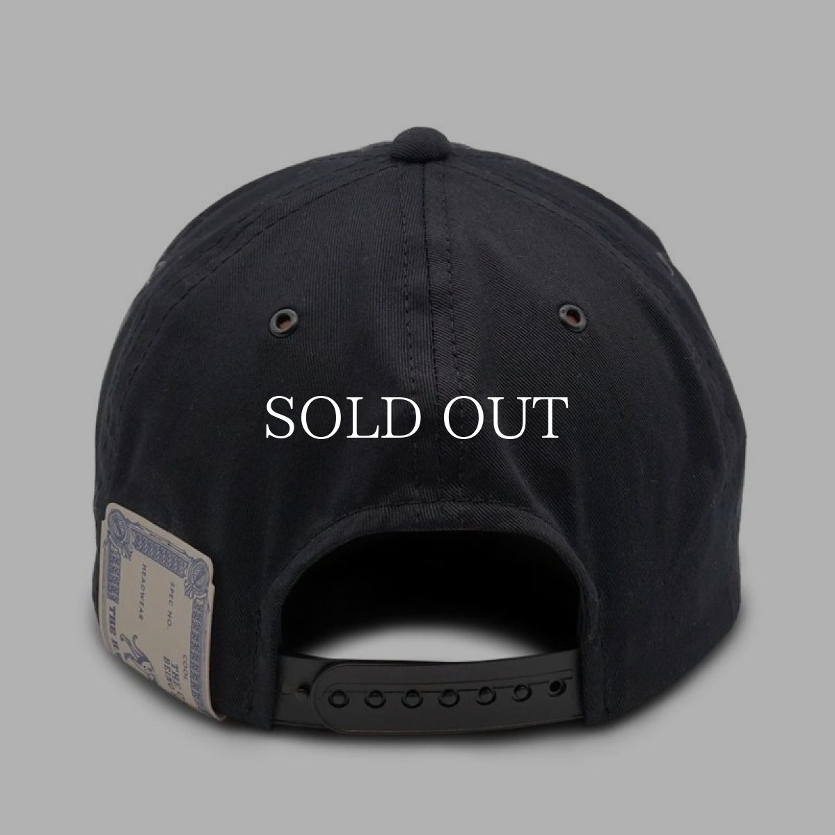 画像3: THE H.W.DOG&CO.  PLAIN 6P CAP (BLACK) (3)