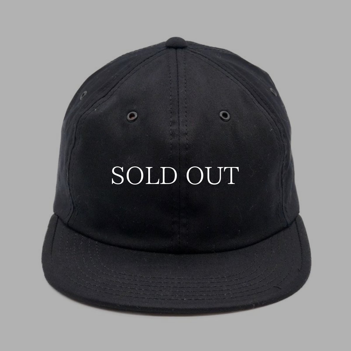 画像1: THE H.W.DOG&CO.  PLAIN 6P CAP (BLACK) (1)