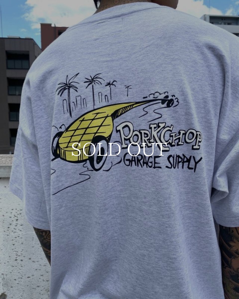 画像6: PORKCHOP GARAGE SUPPLY  PC ROD TEE (GRAY) (6)