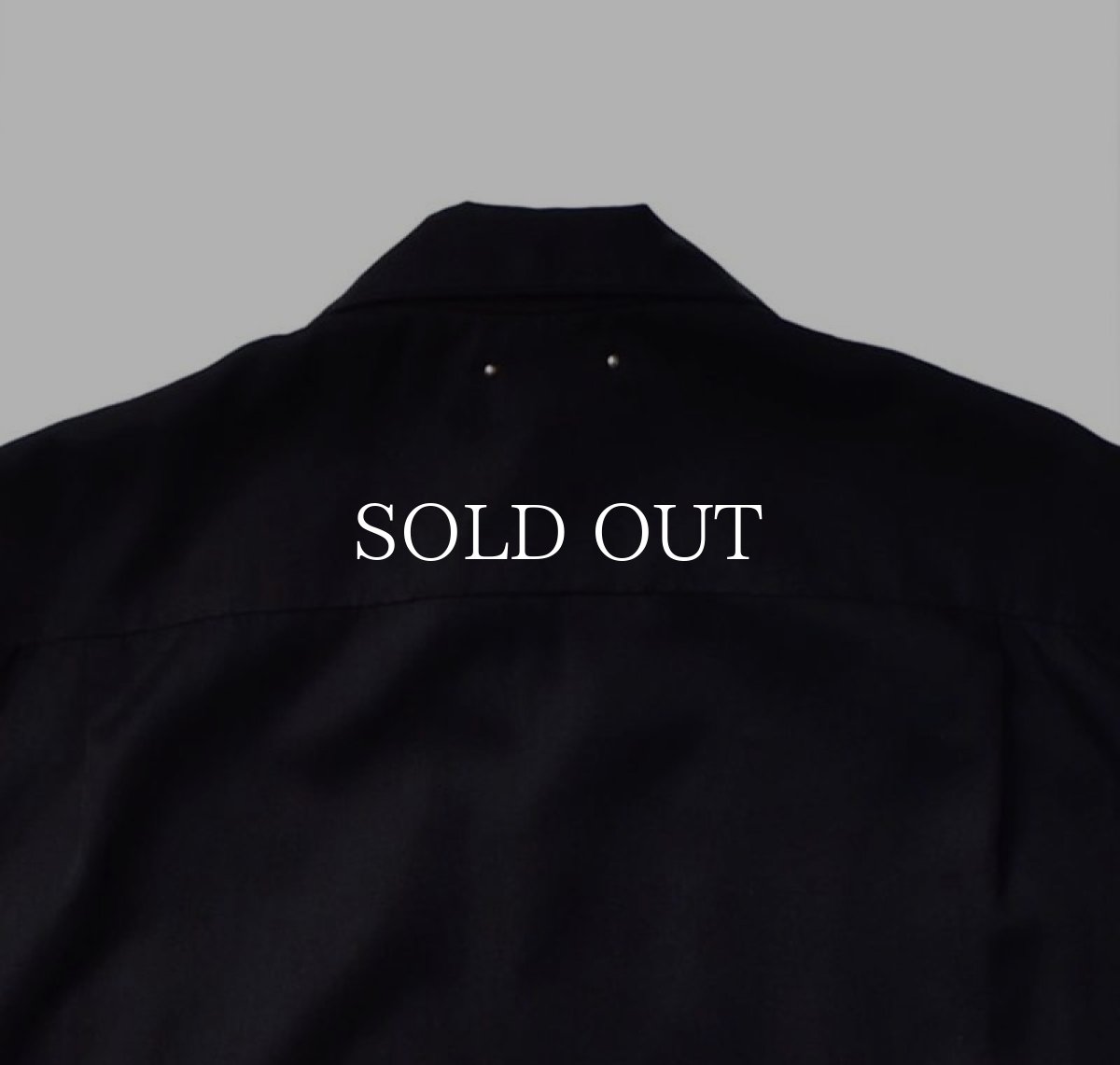 画像4: MINEDENIM  CU.Denim S/S Open Collar SH Collar SH (BLK) (4)