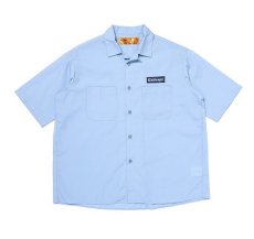 画像1: CHALLENGER  S/S WORKER SHIRT (SAX) (1)