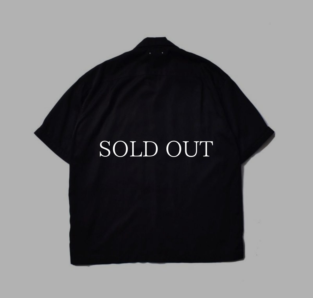 画像2: MINEDENIM  CU.Denim S/S Open Collar SH Collar SH (BLK) (2)