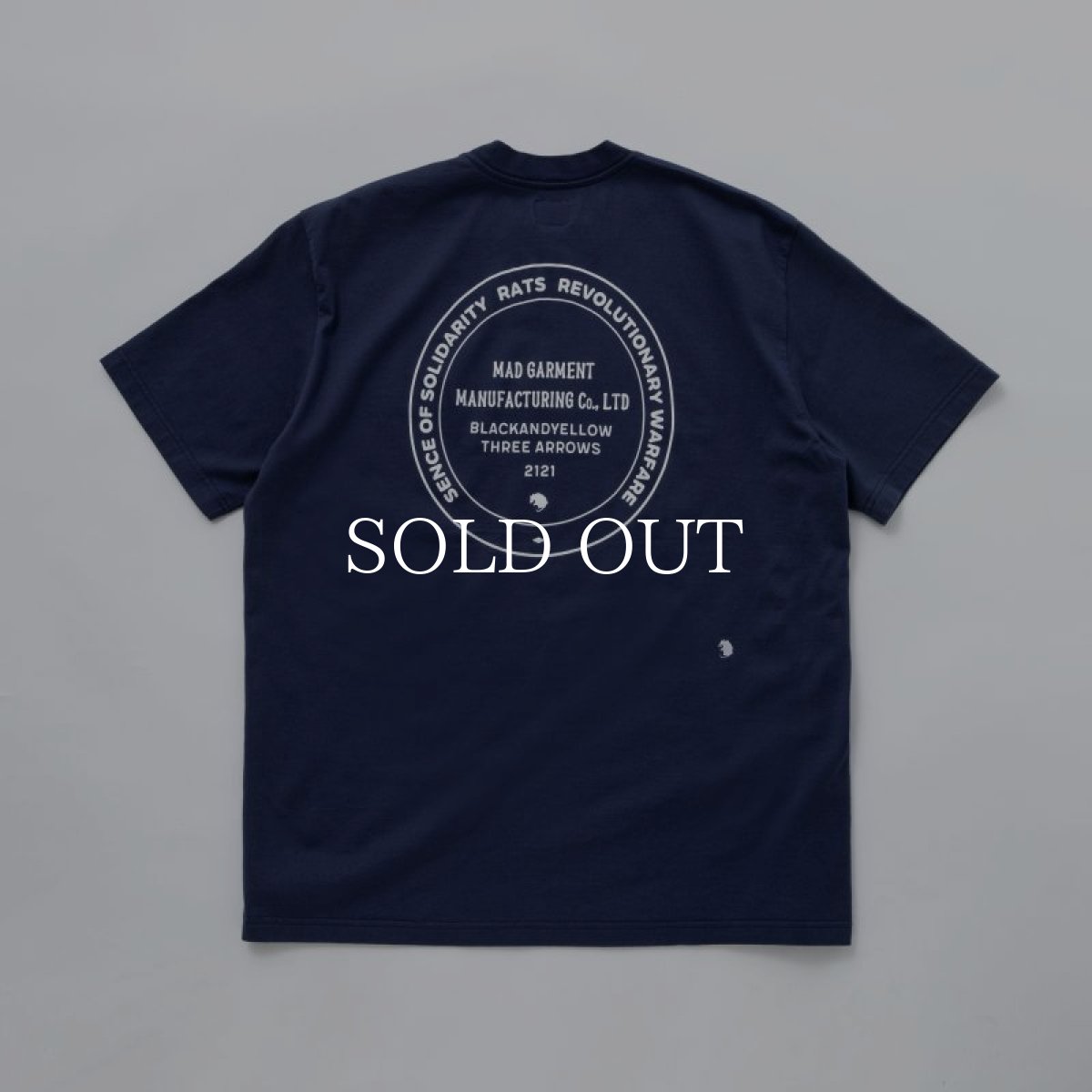 画像2: RATS  SIGN TAG TEE (NAVY) (2)