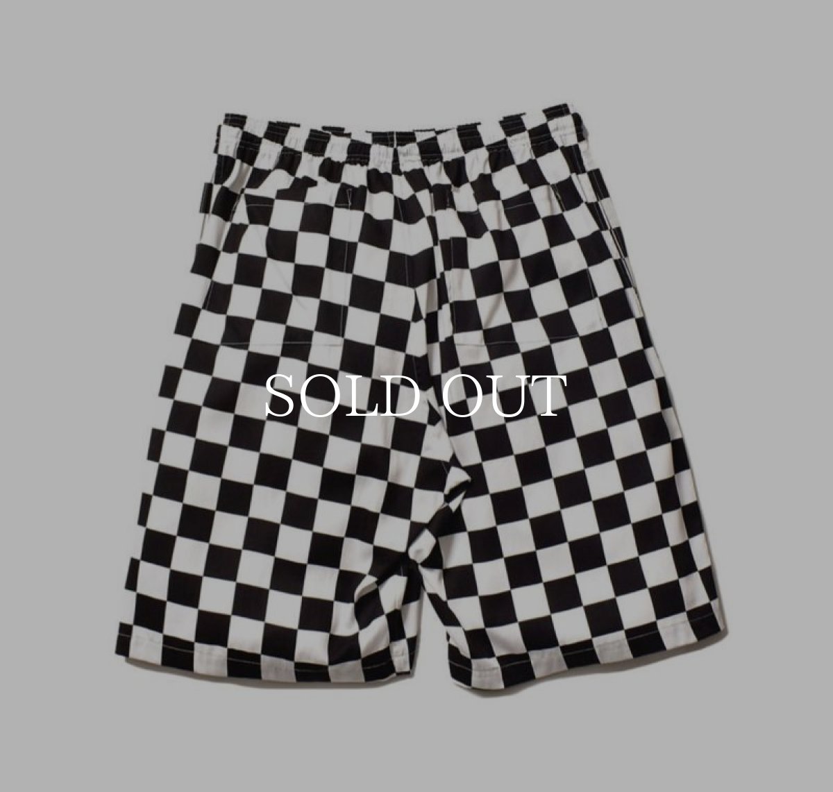 画像2: MINEDENIM  CU.Denim Checker flag Surf Shorts flag Surf Shorts (WPT) (2)