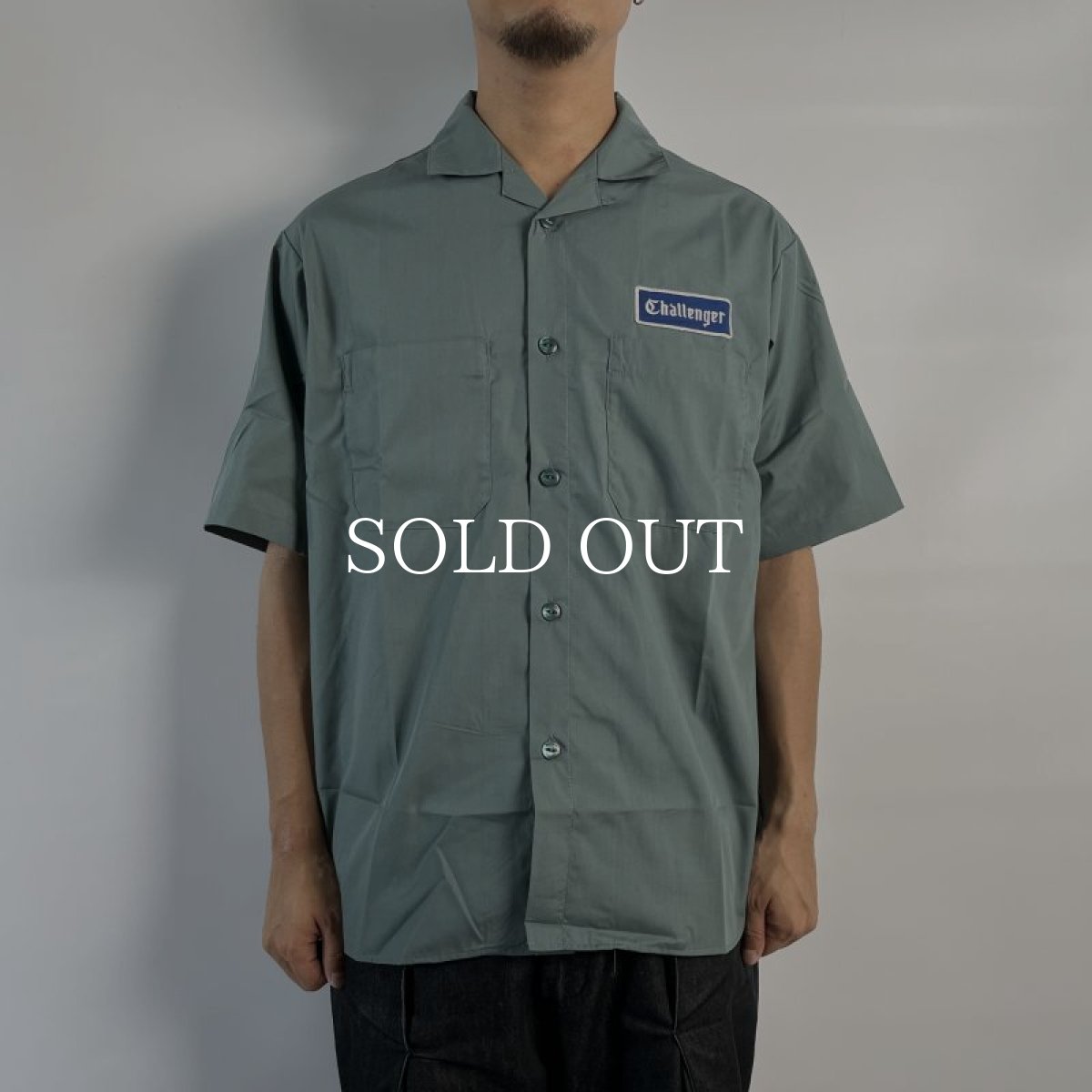 画像2: CHALLENGER  S/S WORKER SHIRT (DARK GREEN) (2)
