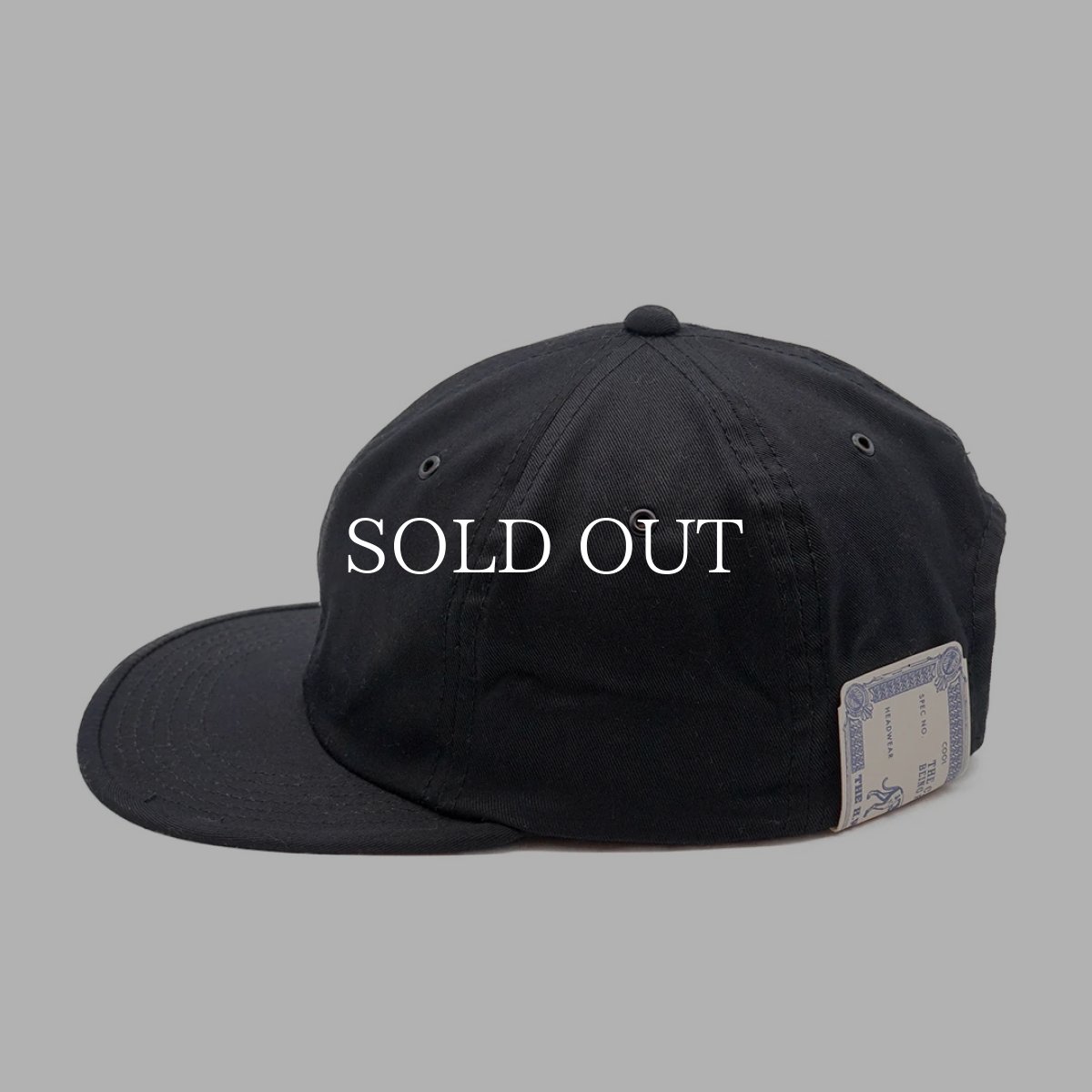 画像2: THE H.W.DOG&CO.  PLAIN 6P CAP (BLACK) (2)