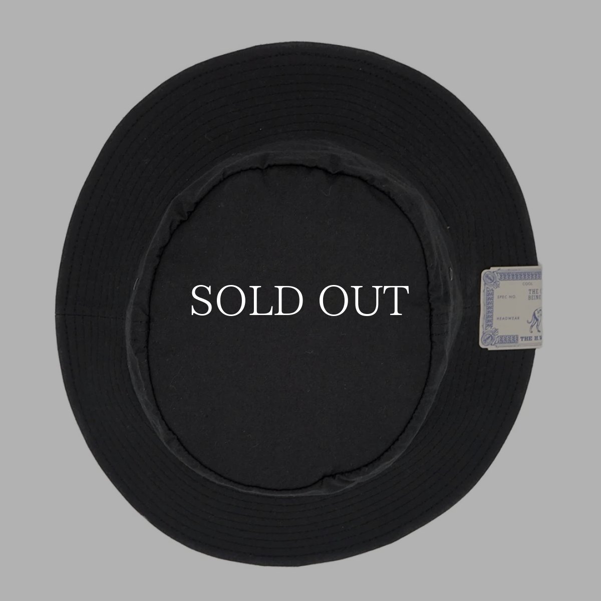 画像4: THE H.W.DOG&CO.  PACKABLE HAT (BLACK) (4)