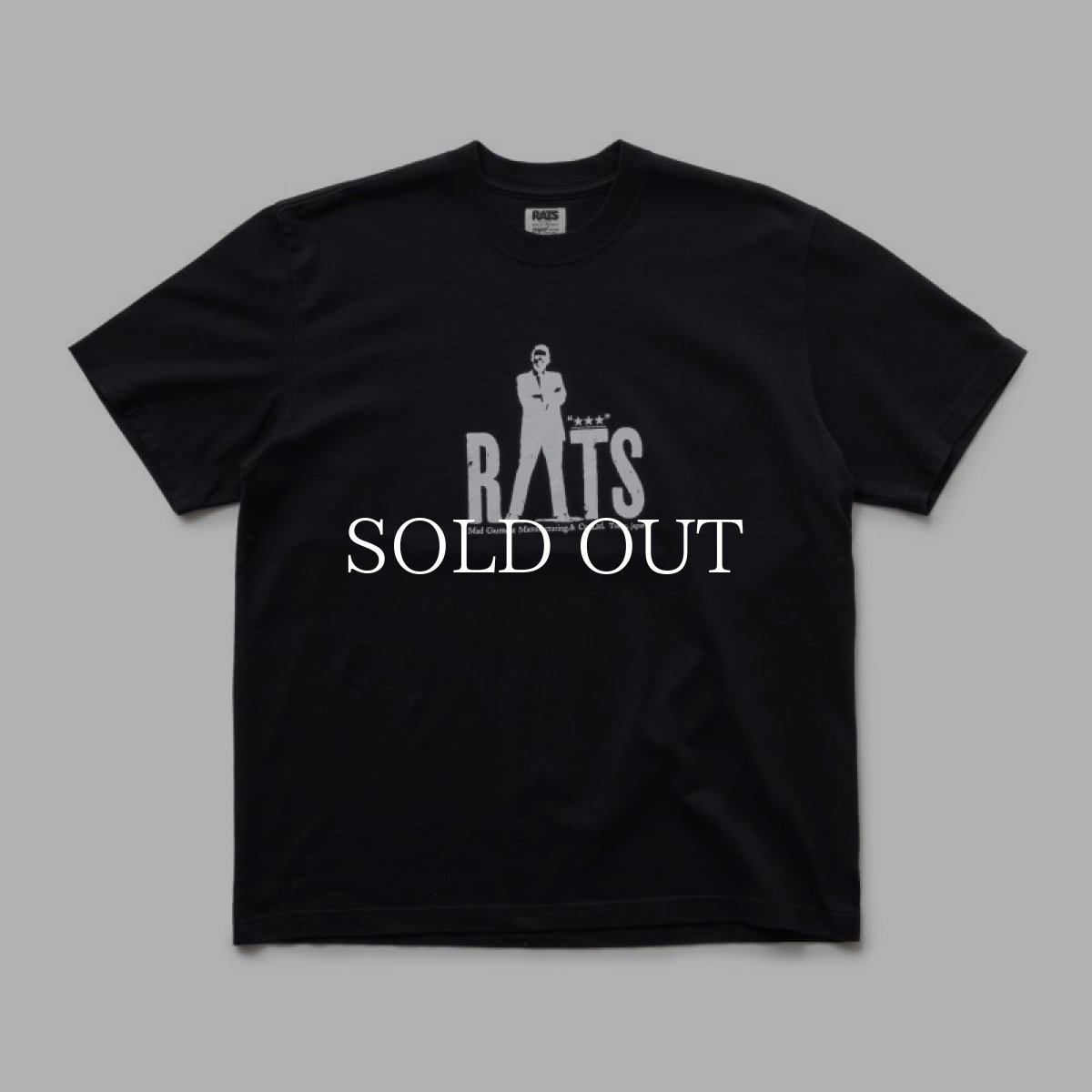 画像1: RATS  CASH TEE (BLACK) (1)