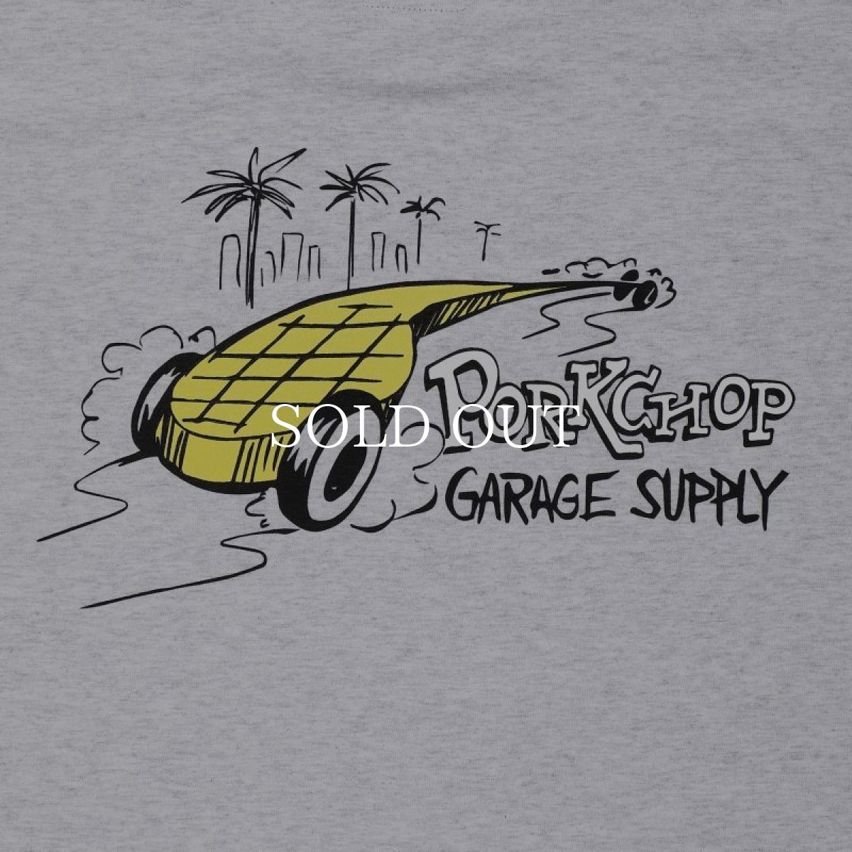 画像4: PORKCHOP GARAGE SUPPLY  PC ROD TEE (GRAY) (4)