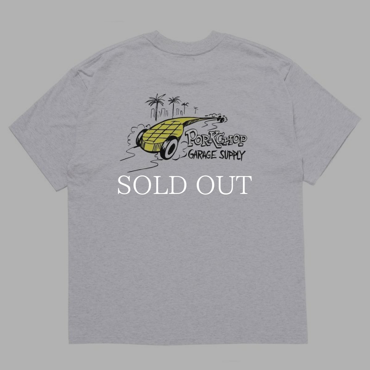 画像2: PORKCHOP GARAGE SUPPLY  PC ROD TEE (GRAY) (2)