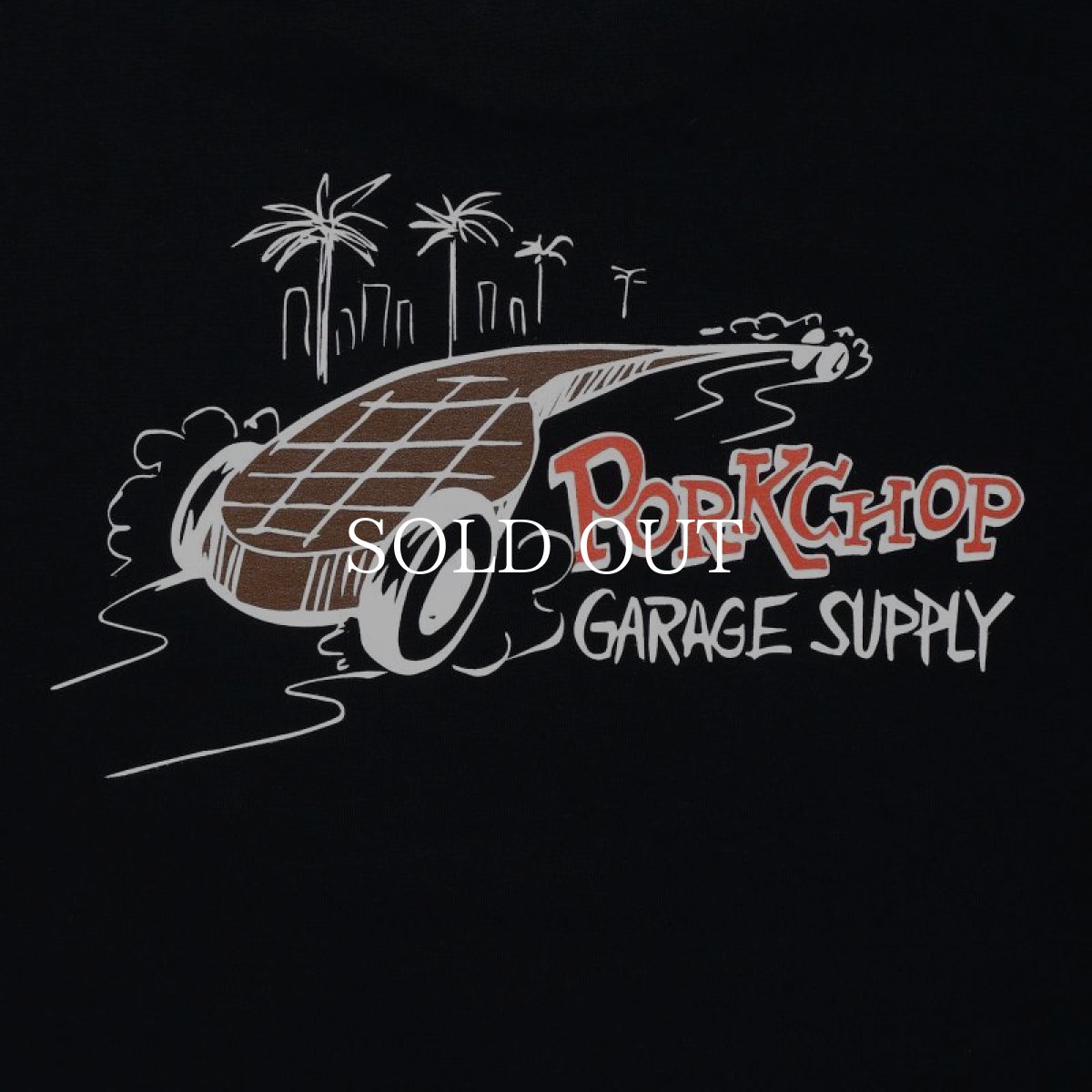 画像4: PORKCHOP GARAGE SUPPLY  PC ROD TEE (BLACK) (4)