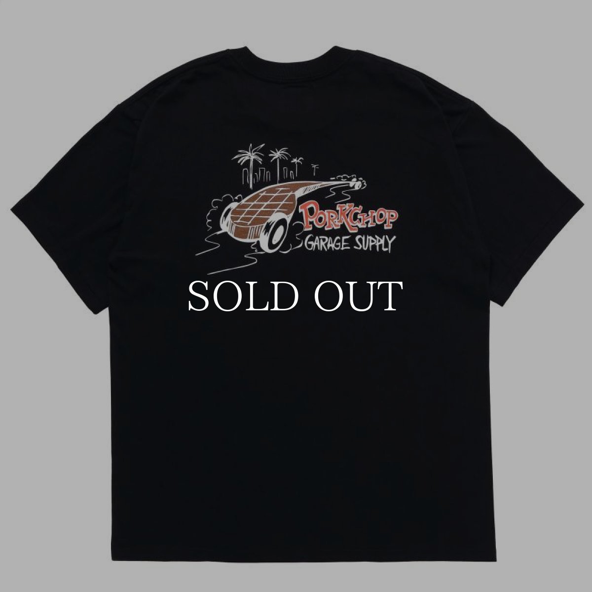 画像2: PORKCHOP GARAGE SUPPLY  PC ROD TEE (BLACK) (2)