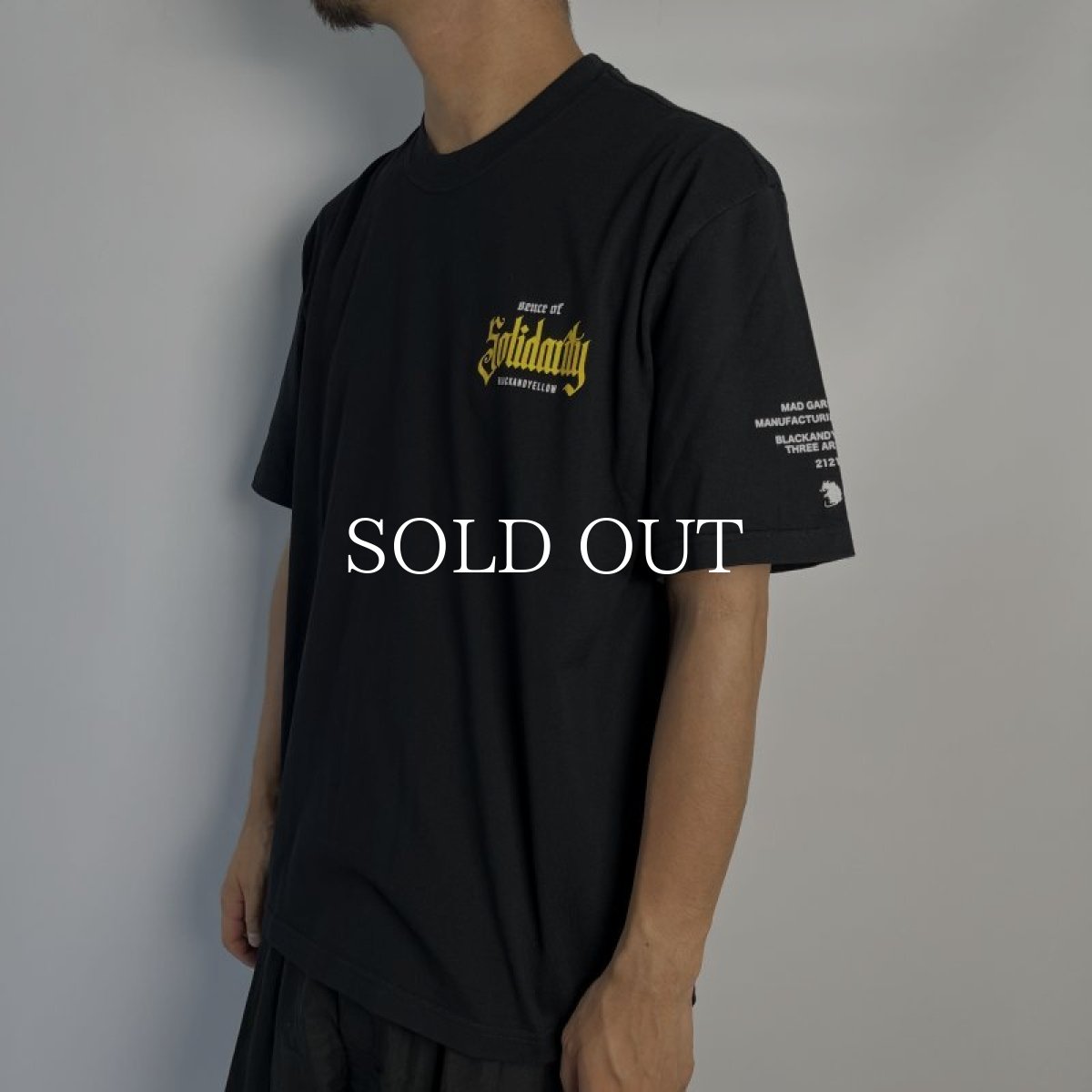 画像8: RATS  SOLIDARITY TEE (BLACK) (8)