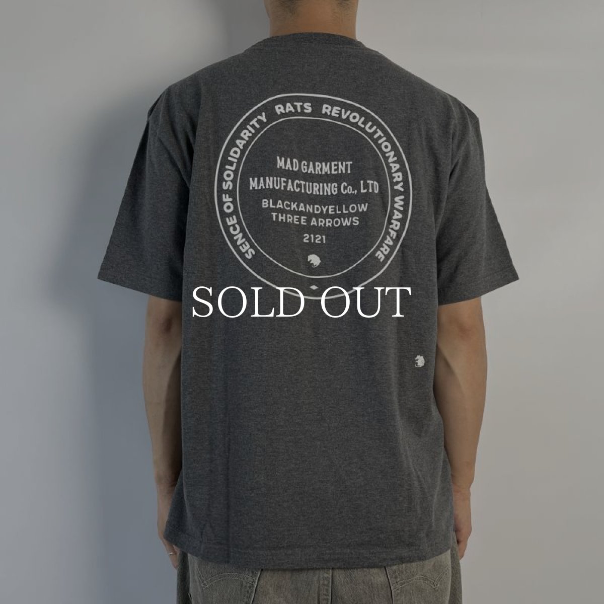 画像3: RATS  SIGN TAG TEE (CHARCOAL) (3)