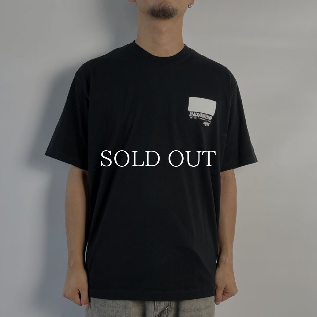 画像2: RATS  SIGN TAG TEE (BLACK) (2)