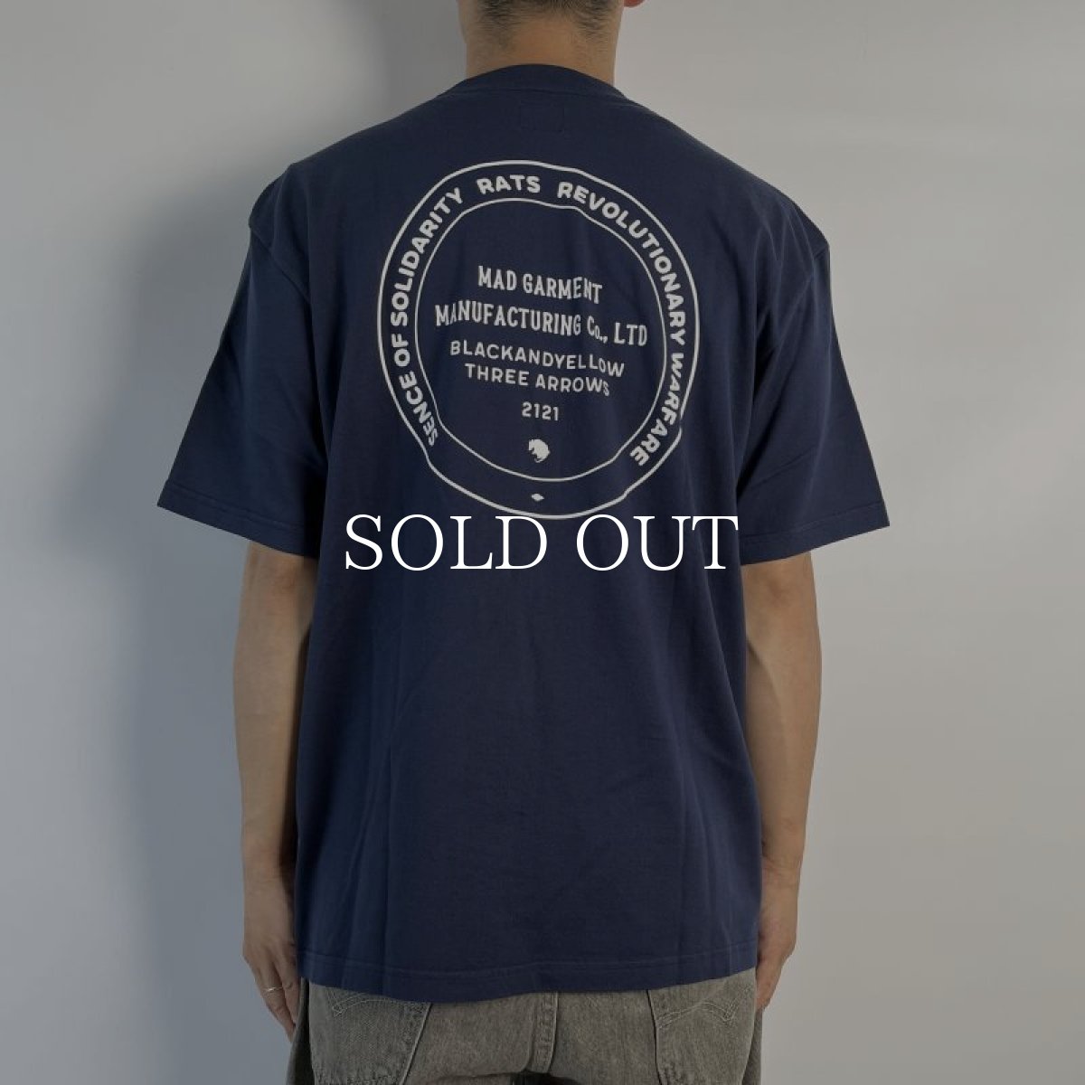 画像8: RATS  SIGN TAG TEE (NAVY) (8)