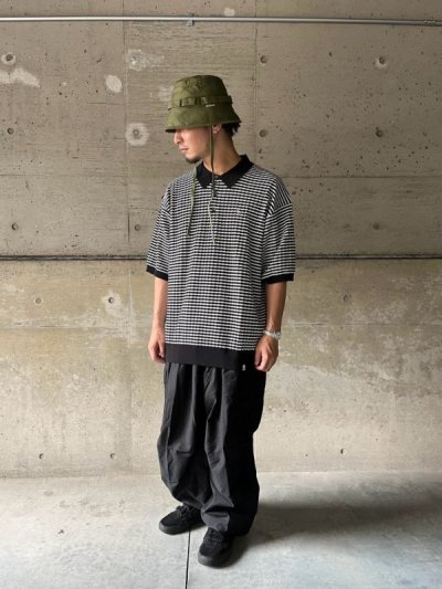 画像1: COOTIE   Back Satin Boonie Bucket Hat (Olive)