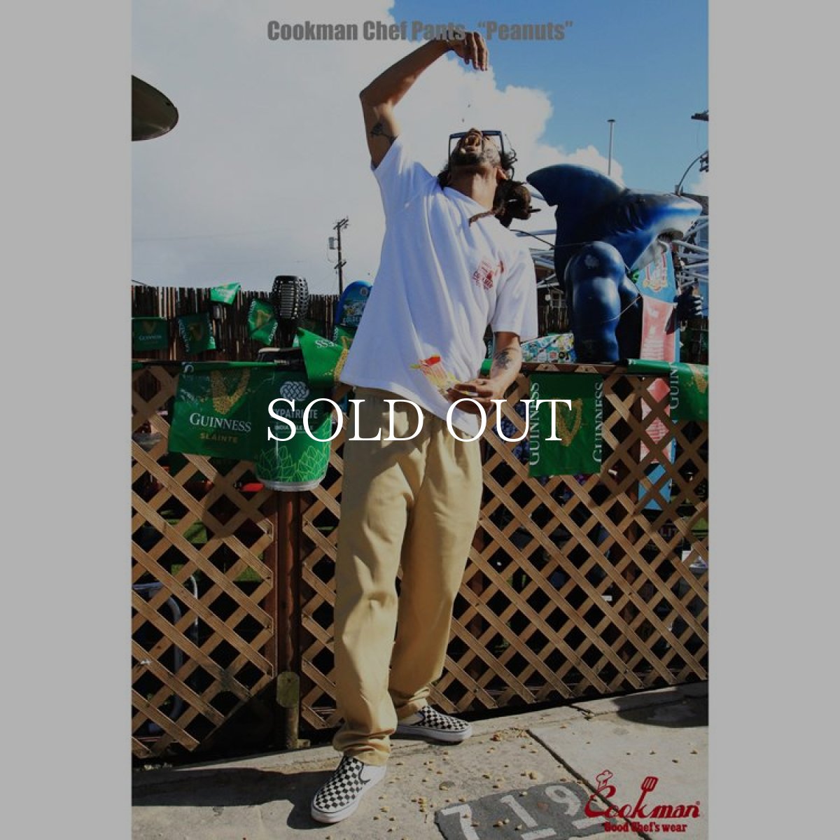 画像3: COOKMAN  Chef Pants Peanuts (Beige) (3)